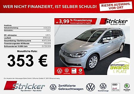 VW Touran Volkswagen Highline 2.0TDI DSG 353,-ohne Anzahlung A