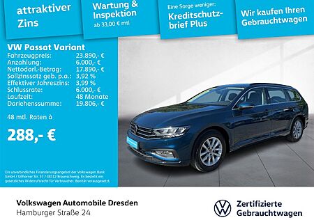 VW Passat Variant Volkswagen Business 2.0 TDI LED KAMERA TRAVE