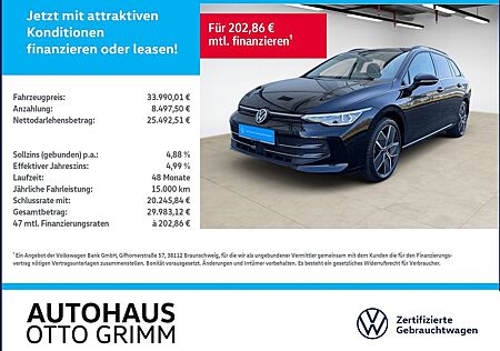 VW Golf Volkswagen VIII Variant 1.5 eTSI Style DSG AHK Matrix