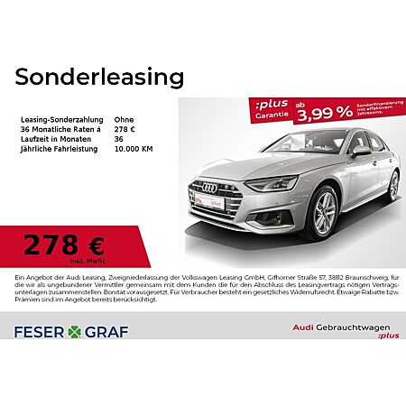 Audi A4 leasen