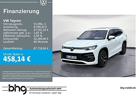 VW Tayron Volkswagen R-Line 2,0 l TDI SCR 4MOTION 7-Gang-Doppe