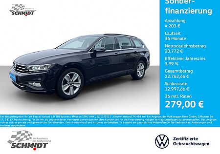 VW Passat Variant Volkswagen 2.0 TDI Business 4Motion STHZ AHK