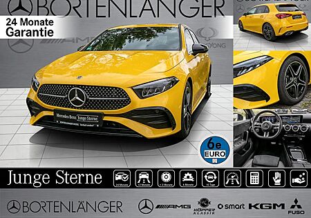 Mercedes-Benz A 180 AMG Advanced Plus Night Sonnengelb Kamera