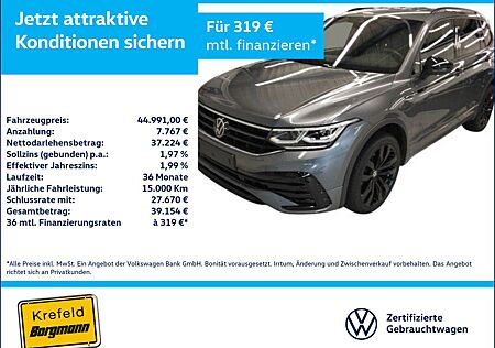 VW Tiguan Allspace Volkswagen 2.0 TDI R-Line 4Motion AHK HUD