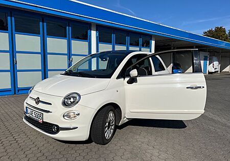 Fiat 500 Unfallfrei 1.Hand Automatik Panorama 8xReifen
