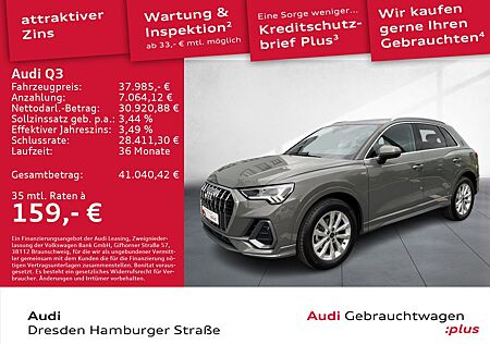 Audi Q3 35 TFSI S line LED Navi AHZV S tronic
