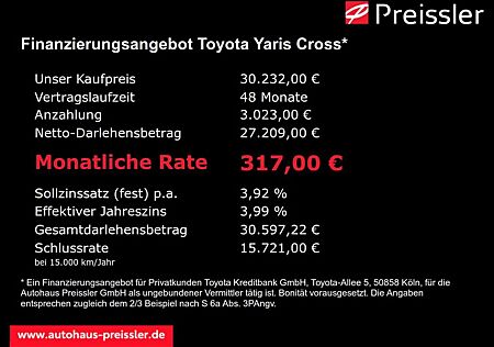 Toyota Yaris Cross FWD Teamplayer - 1,5 l 4x2 Hybrid Te