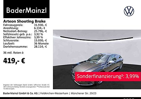 VW Arteon Volkswagen Shooting Brake 2.0 TSI DSG Elegance Stdhz