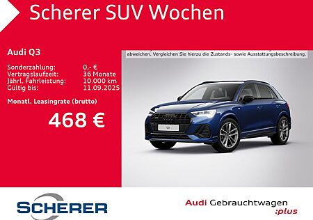 Audi Q3 S line 40 TFSI S tr. qua. LED NAVI AHK RFK LE