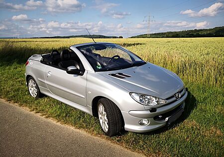 Peugeot 206 CC Platinum 136 PS silber Volleder Klima