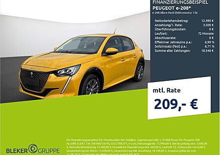 Peugeot 208 Allure Pack Elektromotor 136