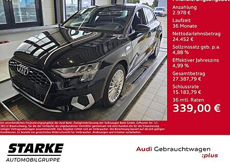 Audi A3 Sportback 40 TFSI e S tronic advanced Navi L