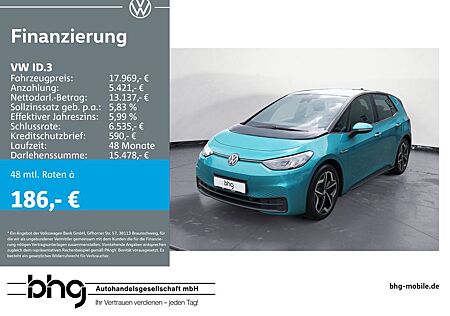 VW ID.3 Volkswagen Performance Upgrade Pure #Navi #LED #19` An