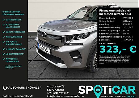 Citroën e-C3 e 113 MAX HUD Navi Allwetterreifen LED Appl