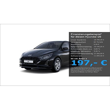 Hyundai i20 leasen