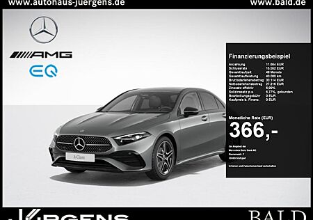Mercedes-Benz A 200 Limousine +AMG+MBUX+Wide+Pano+AHK+Night