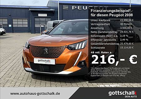 Peugeot 2008 e- GT Elektro 11KW OBC Panorama Navi digita