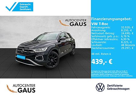 VW T-Roc Volkswagen Style 1.5 l TSI DSG LED*Navi*Black Style