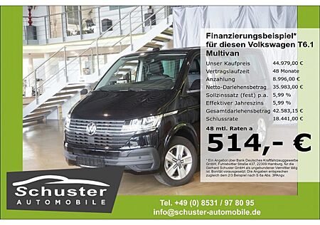 VW T6 Multivan Volkswagen T6.1 Multivan TDI*204PS DSG AHK Leder Navi SHZ