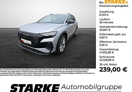 Audi Q4 e-tron 40 S line AHK Matrix Navi SHZ 20 Zoll