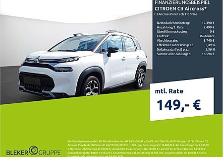 Citroën C3 Aircross PureTech 110 Shine