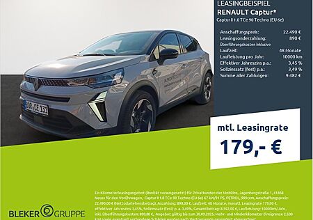 Renault Captur II 1.0 TCe 90 Techno (EU 6e)