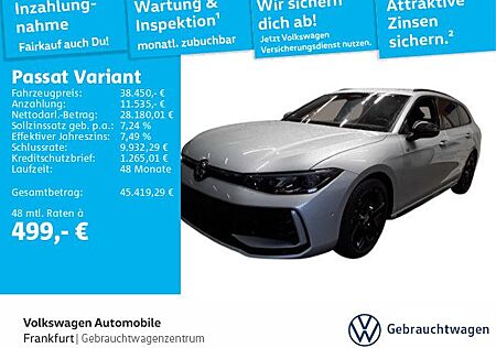 VW Passat Variant gebraucht kaufen VW Passat Variant Volkswagen 2.0 TDI DSG R-Line Navi IQ.Light