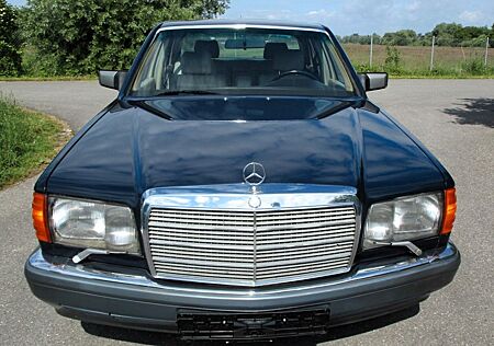 Mercedes-Benz 560 560SEL,1.Hd,blau904,Leder beige,Std.hzg,H-Zul,D