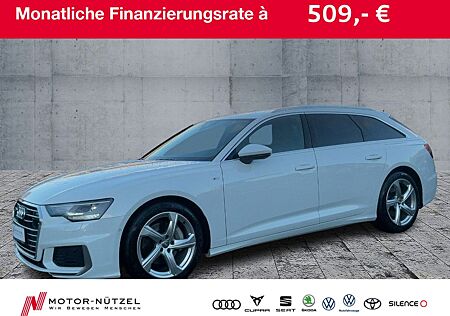 Audi A6 Avant 45 TFSI QU 2xS-LINE LED+NAVI+RFK+ACC+19