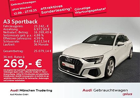 Audi A3 Sportback S line 30 TFSI 81(110) kW(PS) Schal