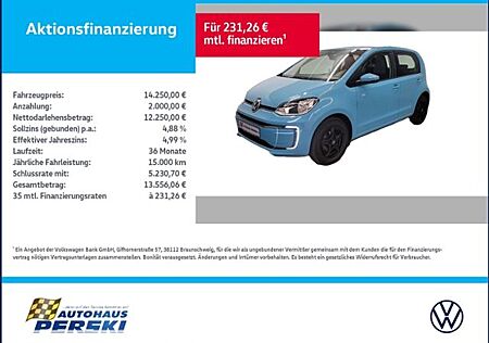VW Up Volkswagen ! e-! 1-Gang Automatic KLIMA, KAMERA, TEMPOM