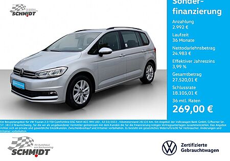 VW Touran Volkswagen 2.0 TDI Comfortline DSG NAVI ACC RFK LED