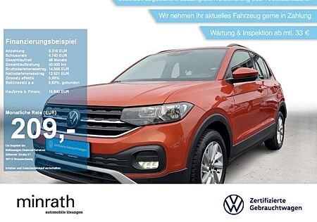 VW T-Cross Volkswagen Life 1.0 TSI KLIMA+APP+BT+USB+SHZ+2xPDC