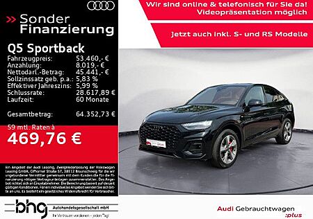Audi Q5 Sportback 45 TFSI quattro S-line Matrix/AHK/A