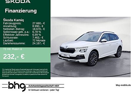 Skoda Kamiq 1.5 TSI DSG Selection PanoDach LED WinterP