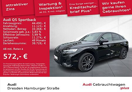 Audi Q5 Sportback 45TFSI S line quatt. Standhz.Matrix
