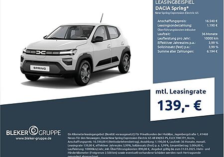 Dacia Spring Expression Electric 65