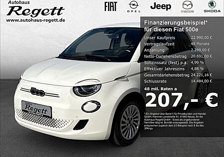 Fiat 500E Navi Apple CarPlay Android Auto Klimaautom