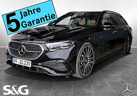Mercedes-Benz E 450 4M T AMG Leder Braun+HUD+AHK+Pano+Standhz.
