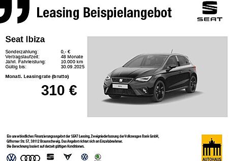 Seat Ibiza 1.0 TSI FR Black Edition DSG *Vision+*NAV*