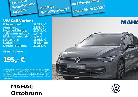VW Golf Volkswagen VIII Variant 1.5 TSI GOAL LED+ Navi AHK Rea