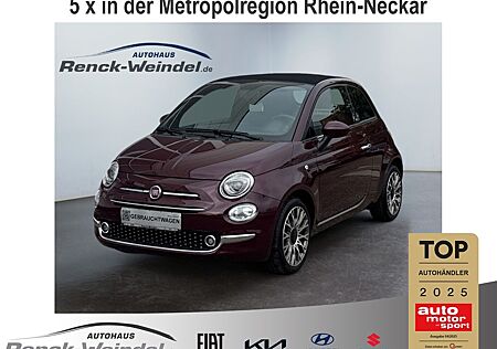 Fiat 500C 1.0 Star El. Verdeck Faltdach Leder Apple C