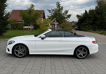 Mercedes-Benz C 180 Cabrio AMG-Linie, Polarweiss
