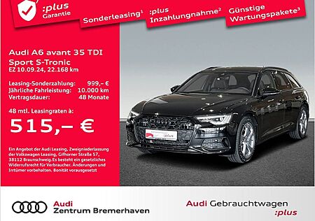 Audi A6 AVANT 35 TDI SPORT S-TRON PANO AHK MATRIX CAM