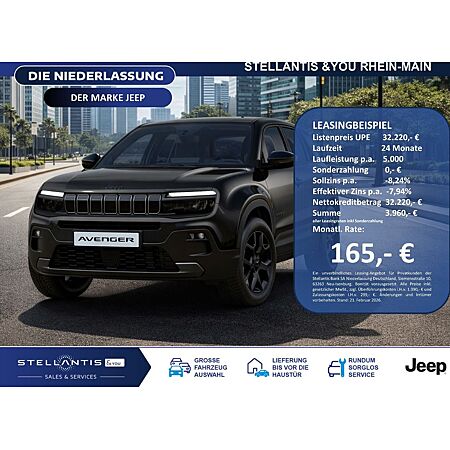 Jeep Avenger leasen