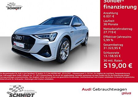 Audi e-tron Sportback 50 quattro 2x S Line MATRIX HuD