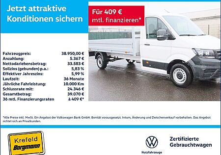 VW Crafter Volkswagen 35 2.0 TDI Pritsche L3 AHK KLIMA