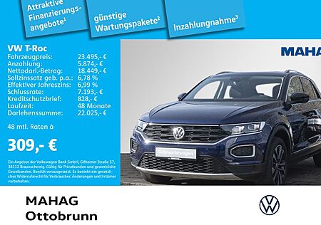 VW T-Roc Volkswagen 1.5 TSI United LED Navi Pano RearView Park
