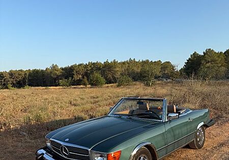 Mercedes-Benz SL 560 R107 | Blau/Grün Metallic | Chrom Whee