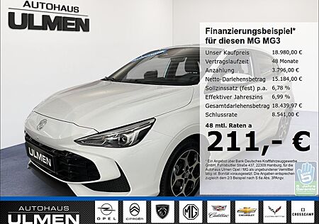 MG MG3 1.5 Hybrid+ Luxury Navi LED-Schein.PDC+Cam K